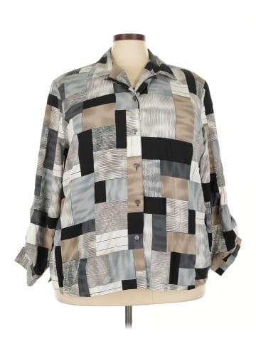 Notations 3/4 Sleeve Blouse (view 1)