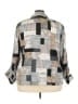 Notations 100% Polyester Color Block Gray 3/4 Sleeve Blouse Size 3X - photo 2