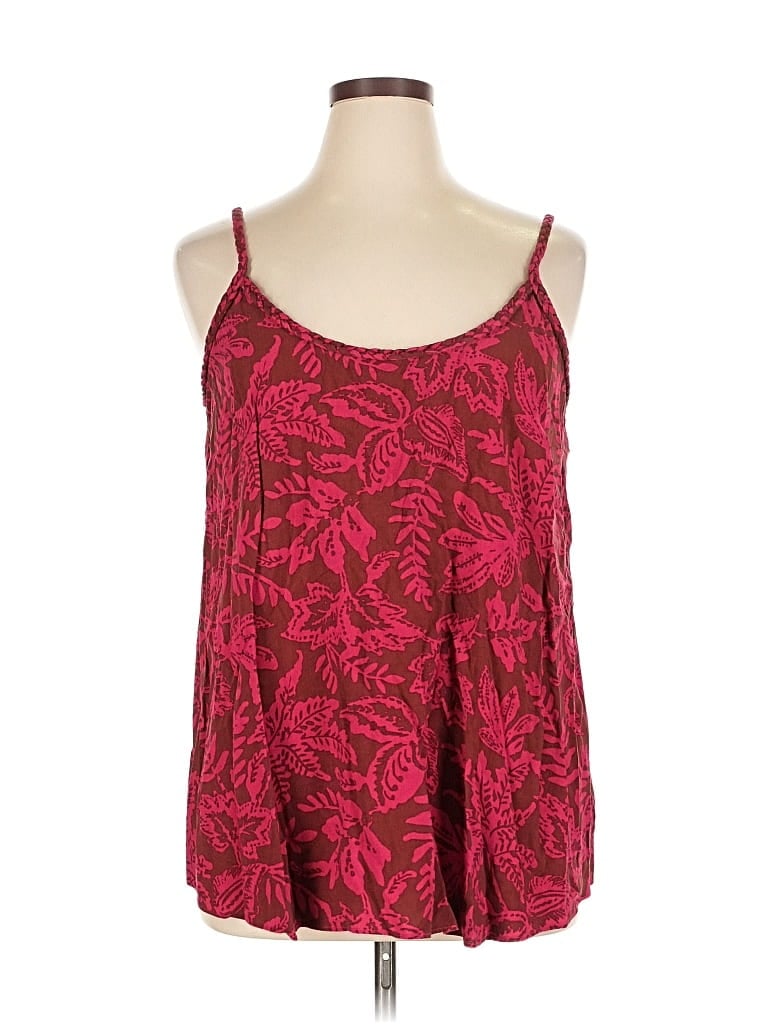 Pre-owned Torrid Tank Top Red Halter Neckline Tops