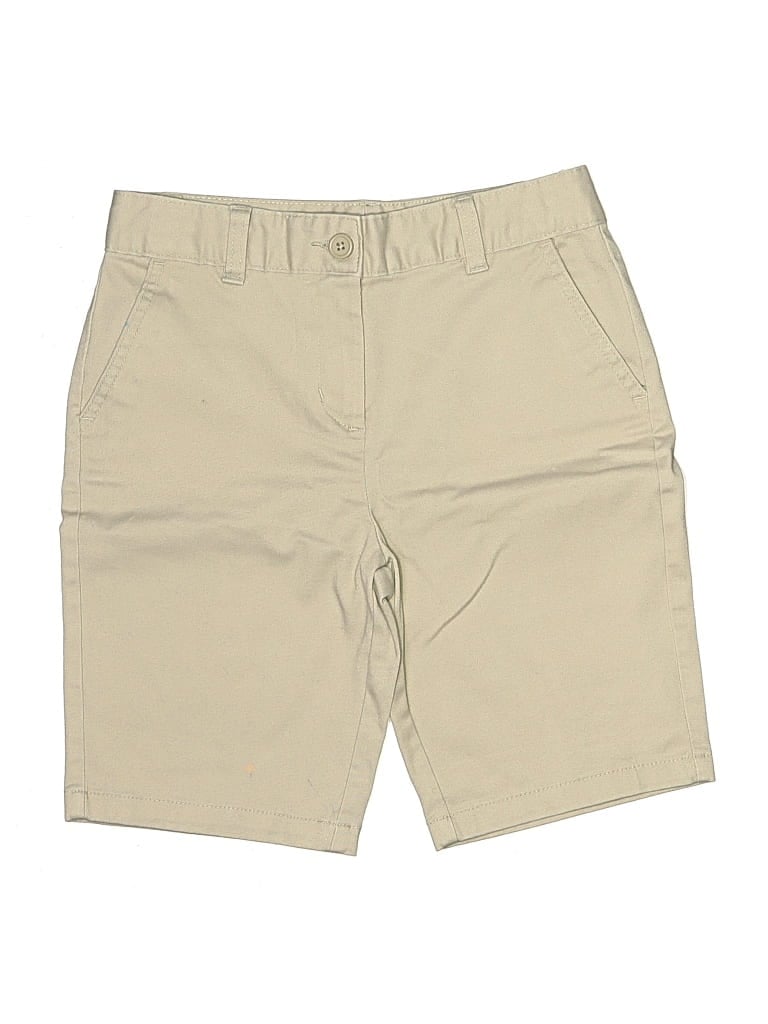 Pre-owned Wonder Nation Kids' Khaki Shorts In Brown