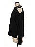 DKNY 100% Cotton Solid Black Pullover Sweater Size L - photo 5