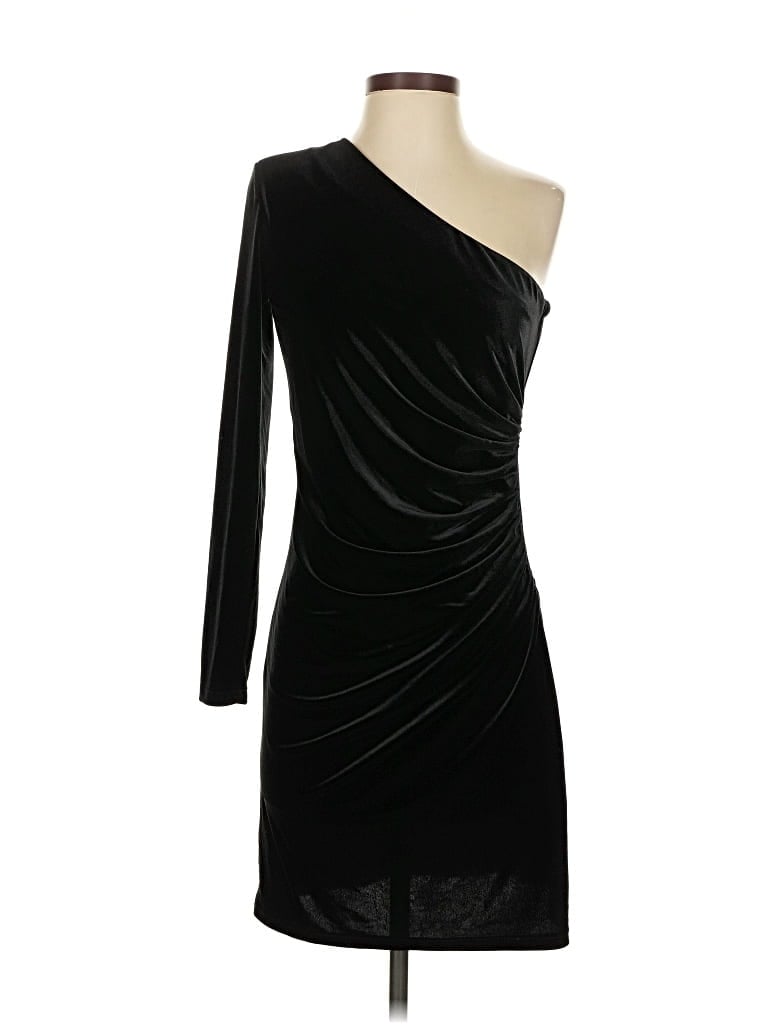 Pre-owned Mng Cocktail Dress In Black