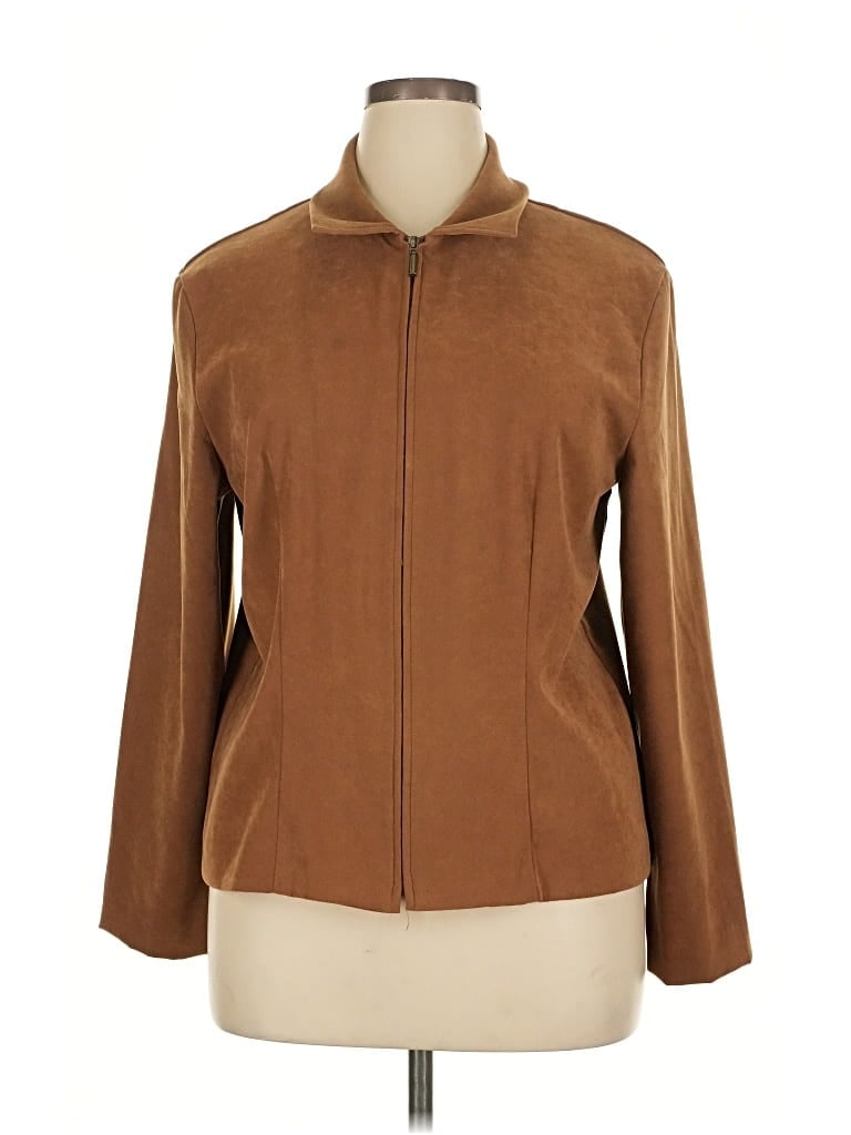 Pre-owned Briggs New York Jacket In Brown