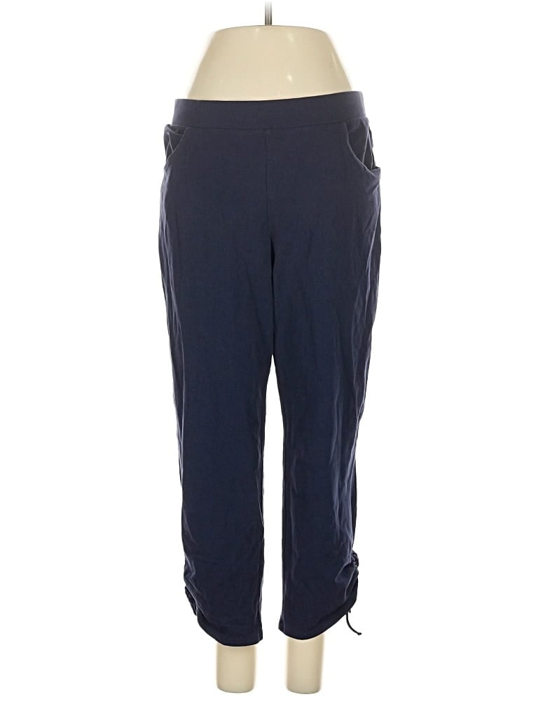 Pre-owned Weekends By Chico's Active Pants In Blue