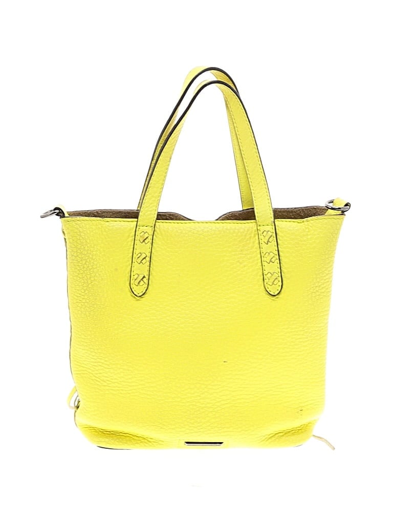 Pre-owned Rebecca Minkoff Leather Satchel In Yellow