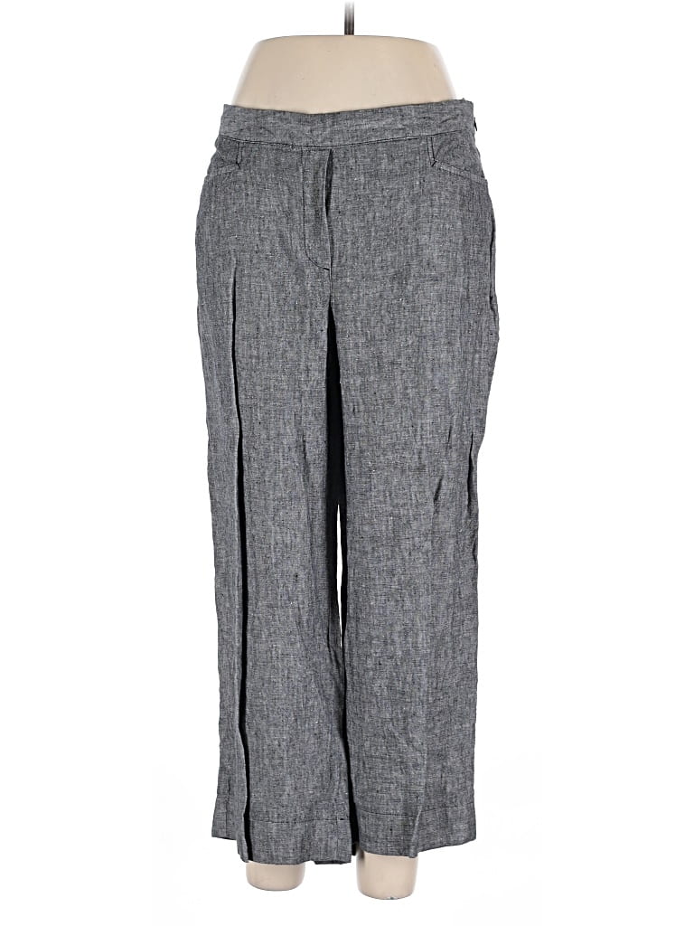 Pre-owned Jjill Linen Pants In Gray