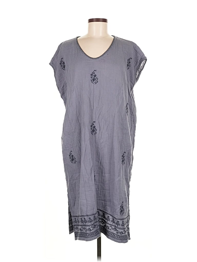 Pre-owned Purejill Casual Dress In Gray