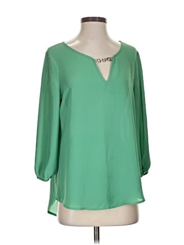 New York & Company 3/4 Sleeve Blouse (view 1)