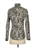 J.Crew Animal Print Ivory Long Sleeve Blouse Size 2 - photo 2