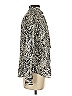 J.Crew Animal Print Ivory Long Sleeve Blouse Size 2 - photo 4