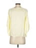 Stark X 100% Rayon Yellow 3/4 Sleeve Blouse Size XS - photo 2