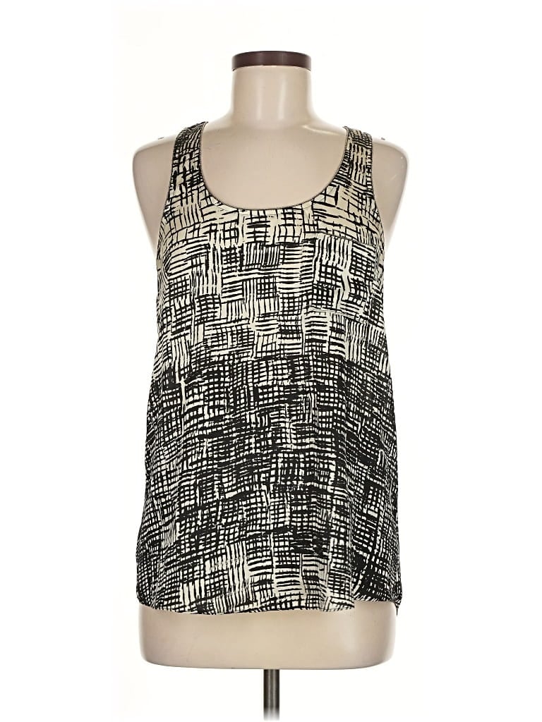 Pre-owned Aqua Sleeveless Blouse In Black
