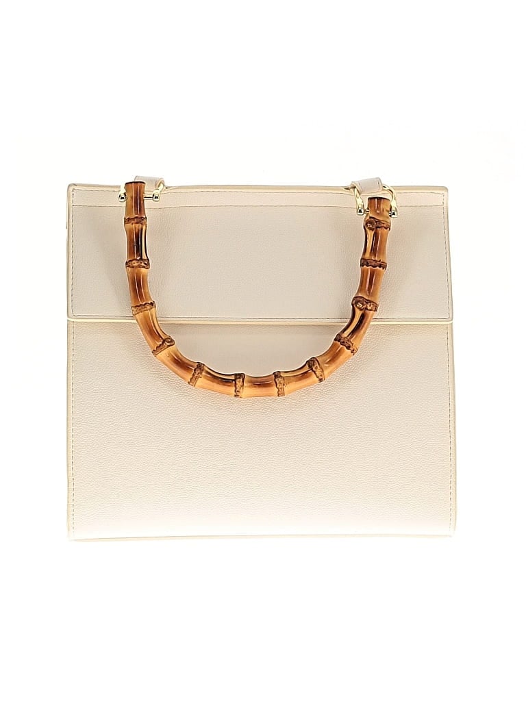 Pre-owned Modern Picnic Satchel In White