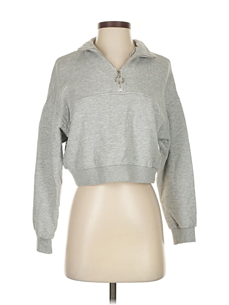Pre-owned Princess Polly Sweatshirt In Gray