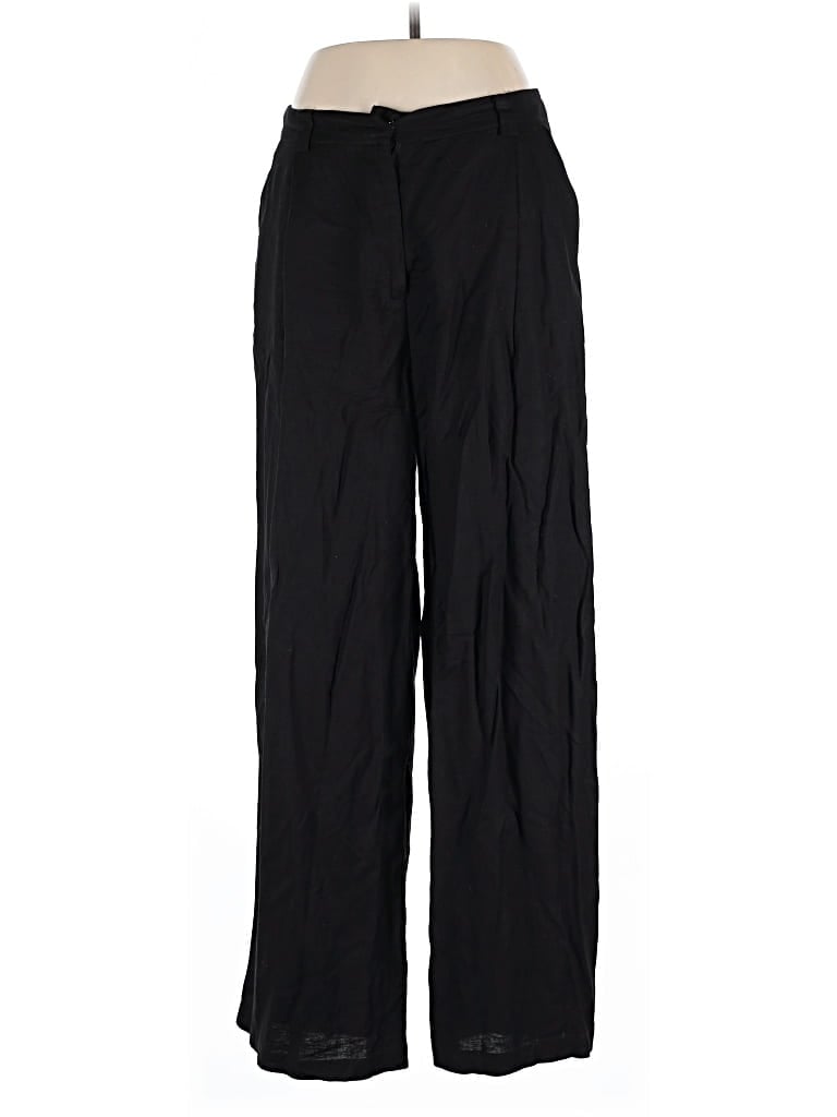 Pre-owned Lioness Linen Pants In Black