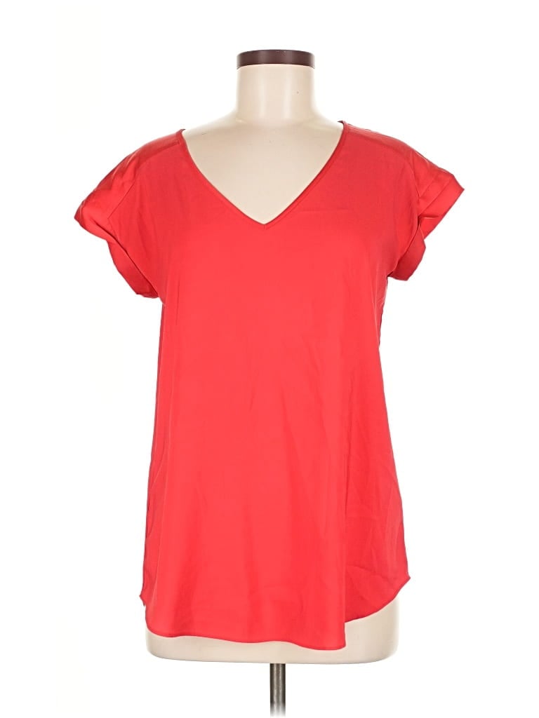 Pre-owned Express Short Sleeve T-shirt In Red