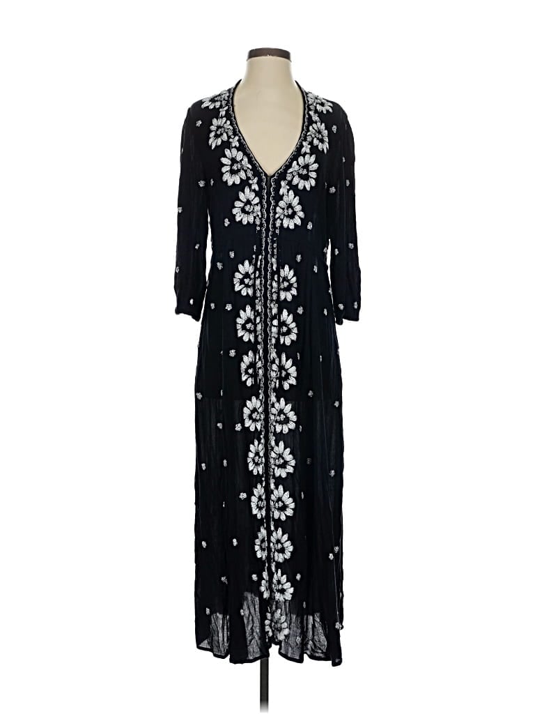 Pre-owned Wilsons Leather Casual Dress In Black