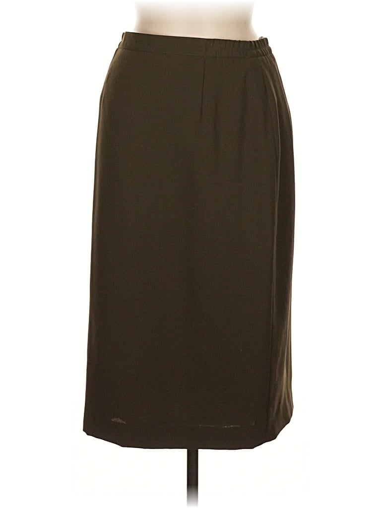 Pre-owned Assorted Brands Formal Skirt In Brown