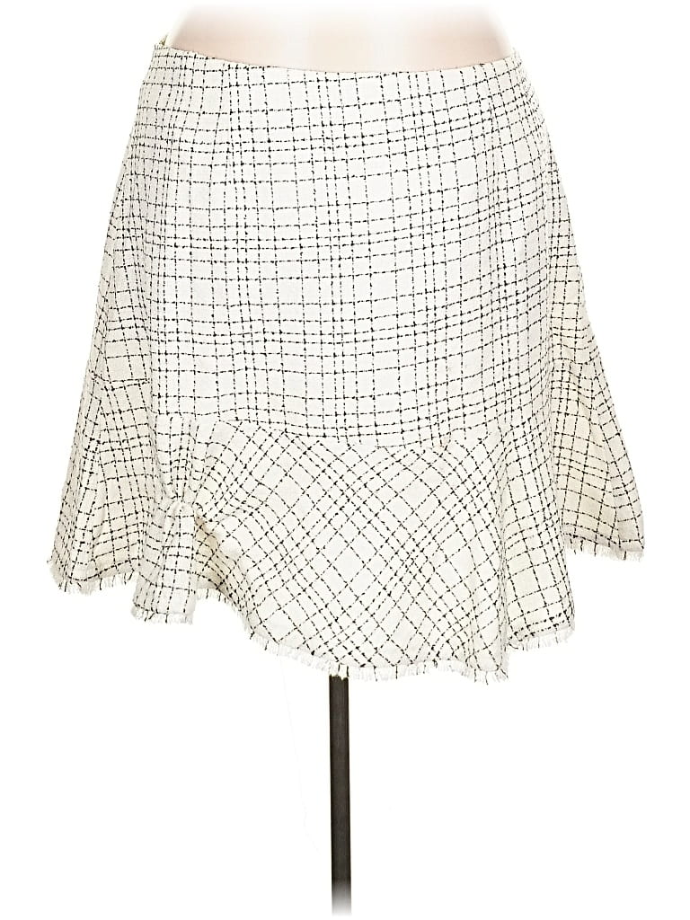Pre-owned Eloquii Casual Skirt In White
