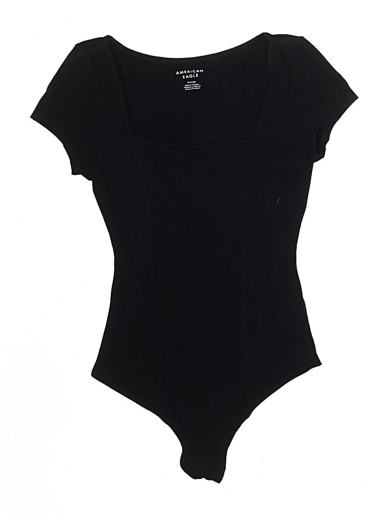 Pre-owned American Eagle Outfitters Bodysuit In Black
