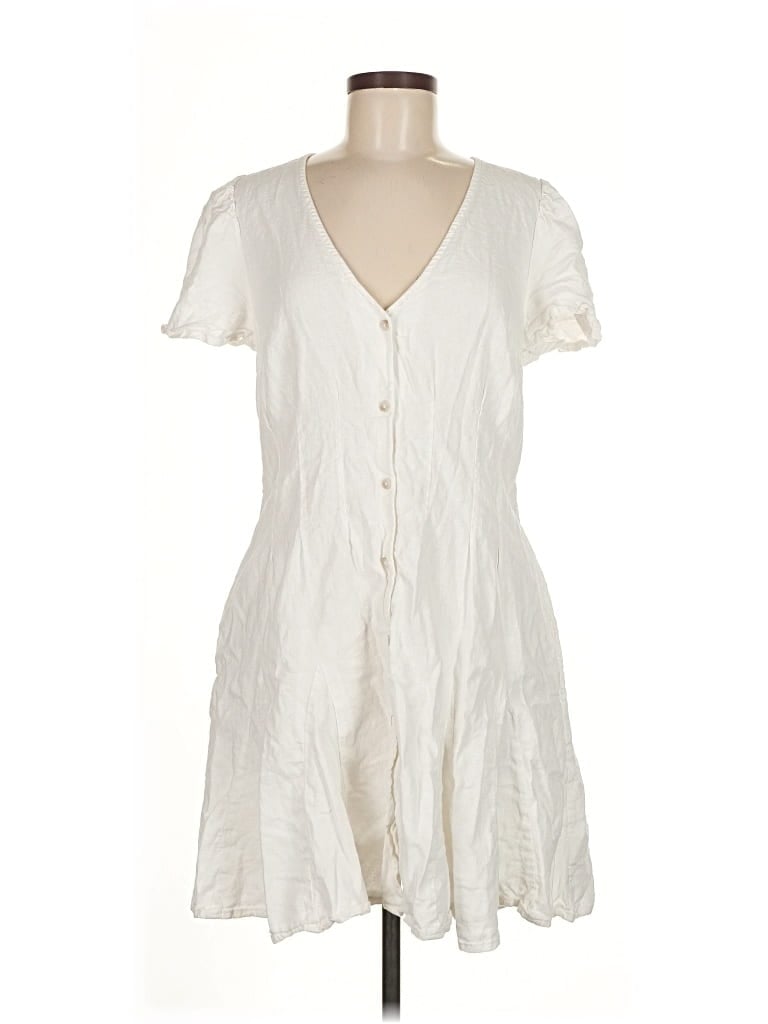 Pre-owned Universal Thread Casual Dress In White
