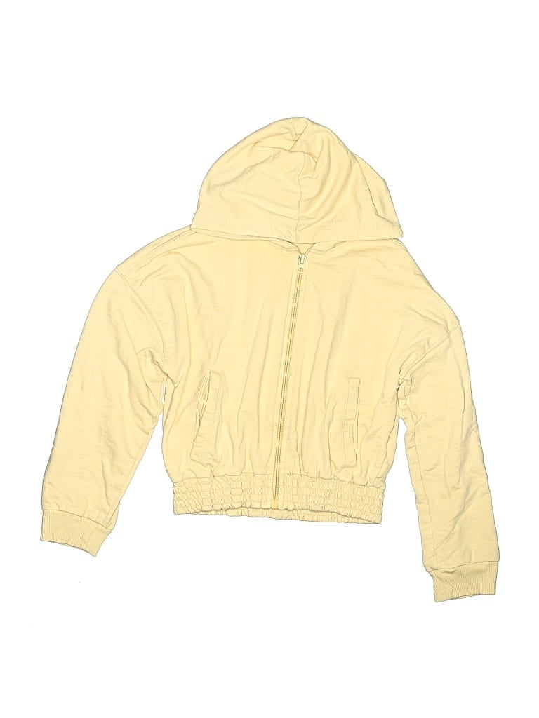Pre-owned Jessica Simpson Kids' Zip Up Hoodie In Yellow