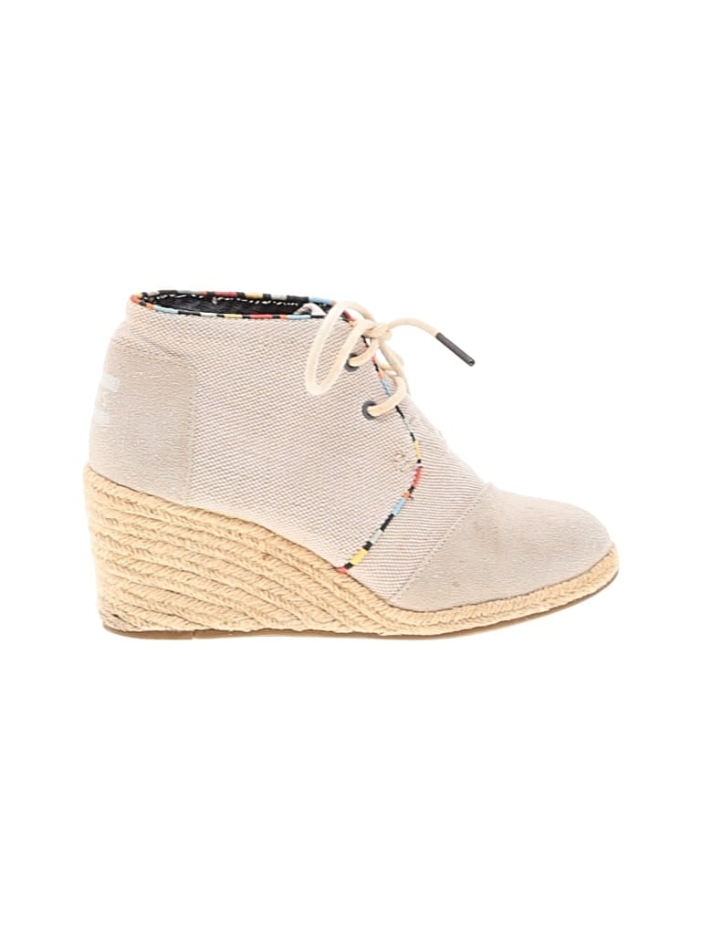 Pre-owned Toms Ankle Boots In Brown