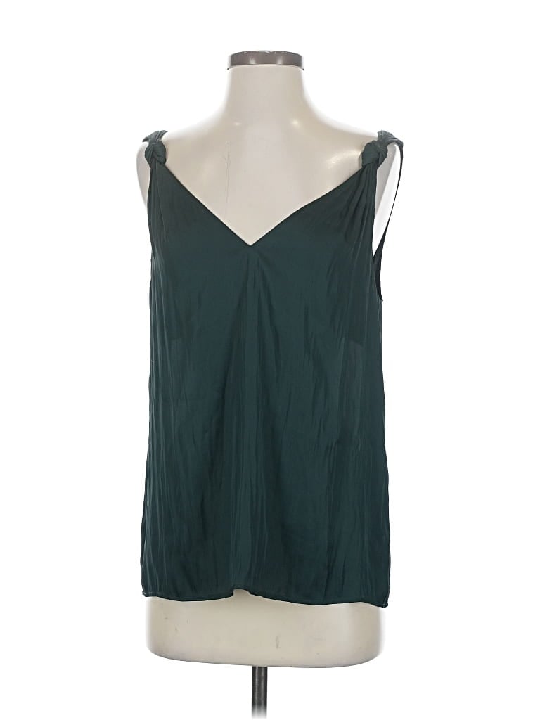 Pre-owned Paige Sleeveless Blouse In Blue