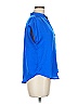 Blu Pepper 100% Polyester Blue Short Sleeve Blouse Size M - photo 4