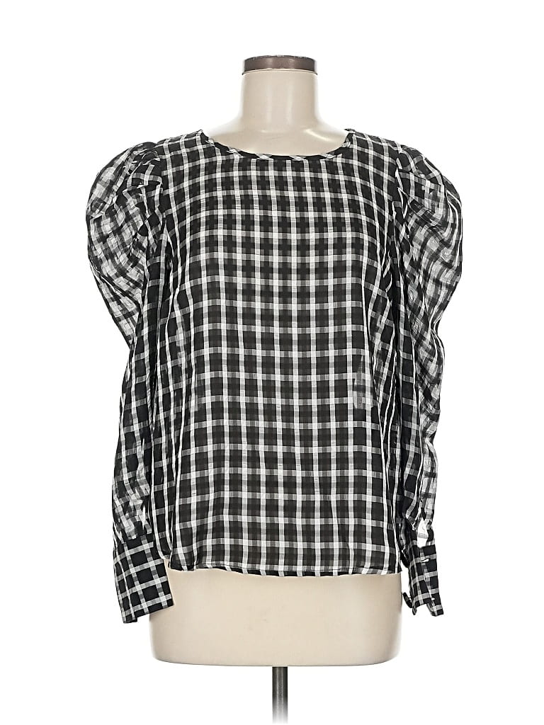 Pre-owned Vero Moda 3/4 Sleeve Blouse In Black