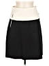Karen Millen 100% Viscose Color Block Black Casual Skirt Size 6 - photo 1