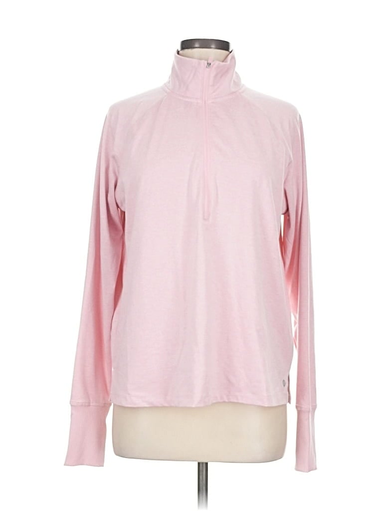 Pre-owned Danskin Long Sleeve Turtleneck In Pink
