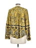 Lucky Brand Yellow Long Sleeve Blouse Size L - photo 2