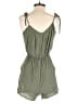 BCBGMAXAZRIA 100% Rayon Solid Green Romper Size XS - photo 2