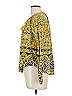Lucky Brand Yellow Long Sleeve Blouse Size L - photo 5