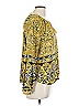 Lucky Brand Yellow Long Sleeve Blouse Size L - photo 4