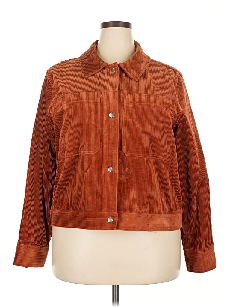 Pre-owned On 34th Jacket In Brown