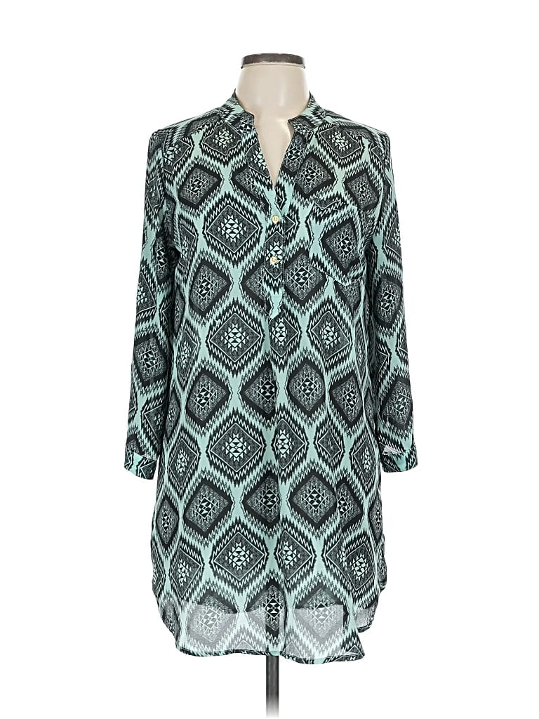 Pre-owned Wishful Park Long Sleeve Blouse In Blue