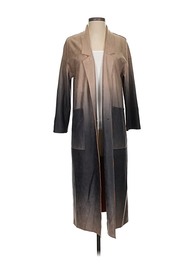 Pre-owned Madison Cardigan Sweater In Gray