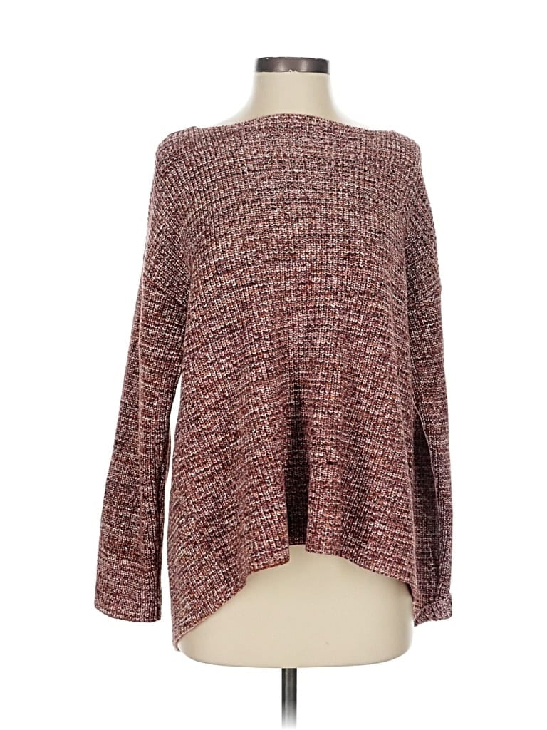 Pre-owned Blanknyc Blank Nyc Pullover Sweater In Burgundy