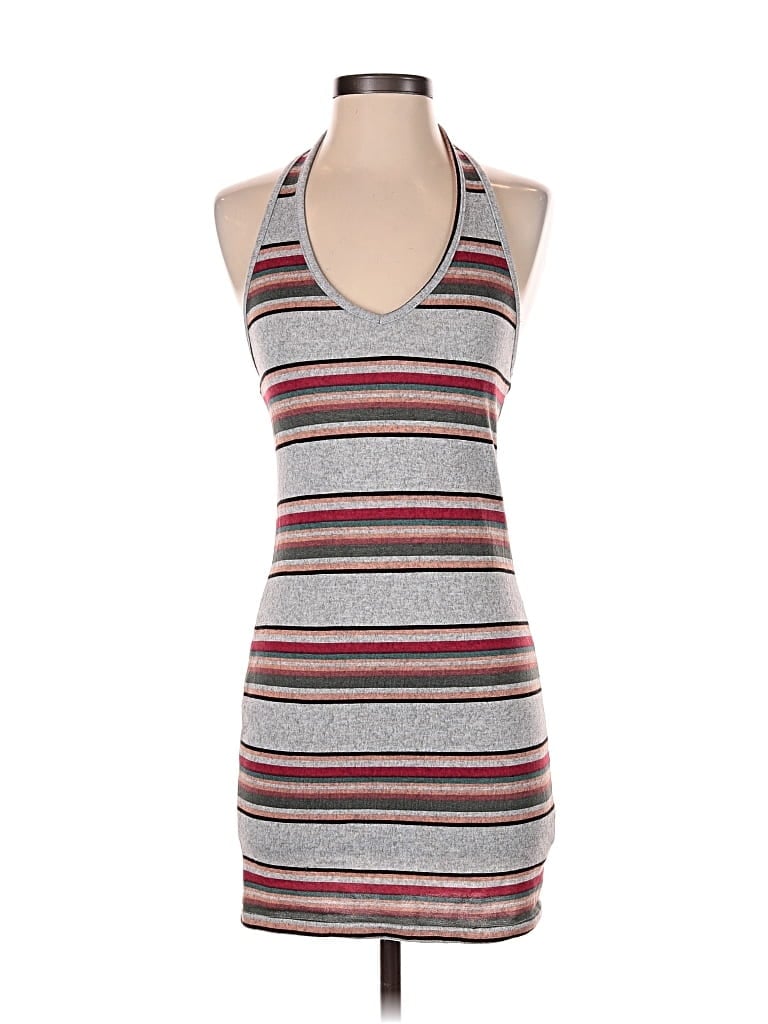 Pre-owned Papermoon Casual Dress In Gray
