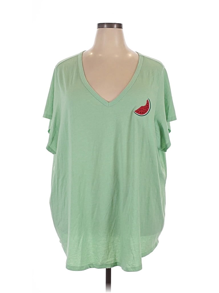 Pre-owned Torrid Short Sleeve T-shirt In Green