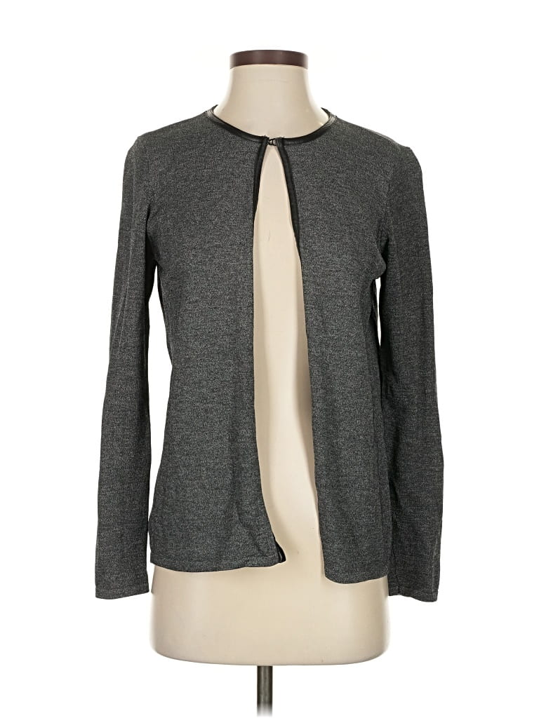 Pre-owned Calvin Klein Cardigan Sweater In Gray