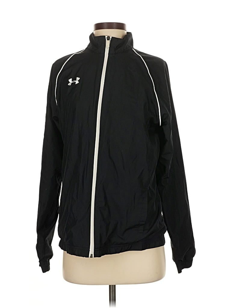 Pre-owned Under Armour Track Jacket In Black