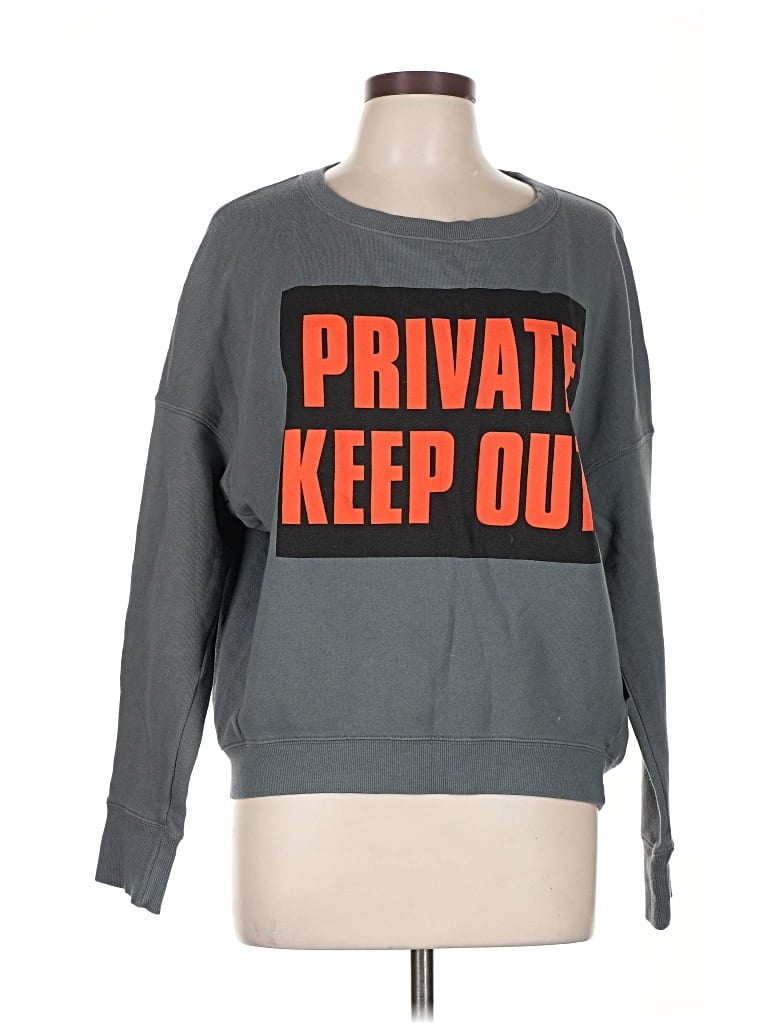 Pre-owned Sprz Ny Sweatshirt In Gray