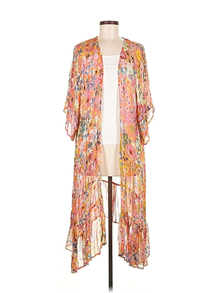 Pre-owned Blank London Kimono In Orange