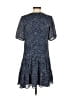 Express 100% Polyester Polka Dots Blue Casual Dress Size XS - photo 2