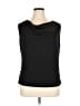Ellen Tracy Black Sleeveless Blouse Size XL - photo 1