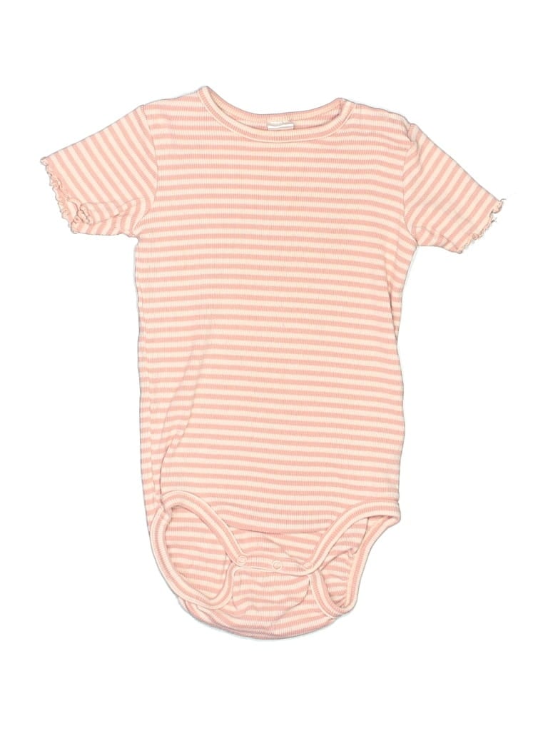 Pre-owned H&m Kids' Short Sleeve Onesie In Orange