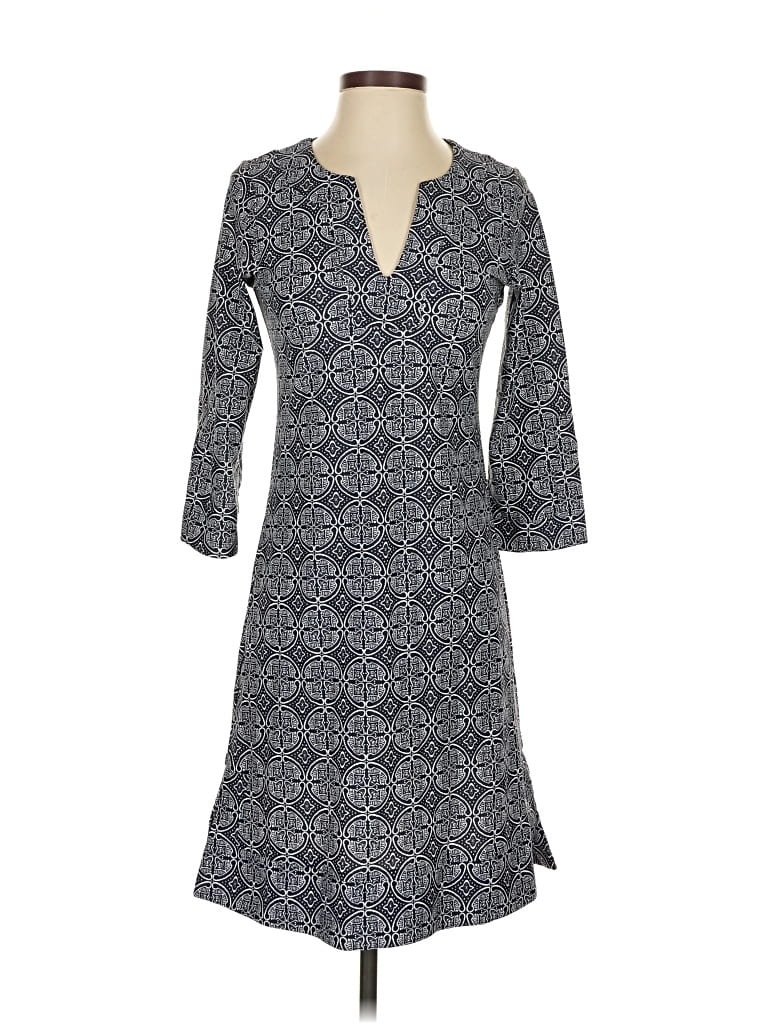 Pre-owned Jude Connally Casual Dress In Gray